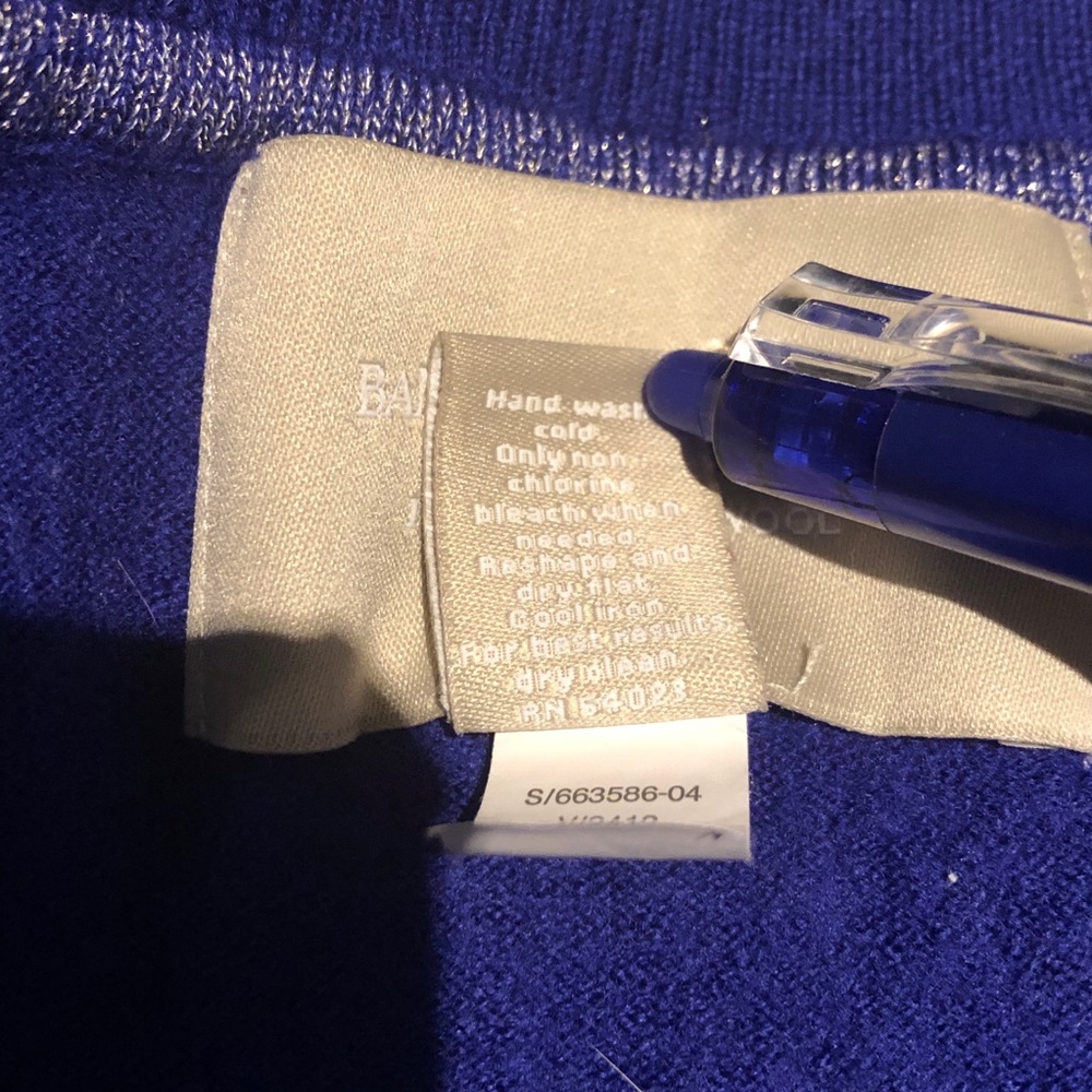 Banana Republic Royal Blue Button-Up Cardigan - Picture 6 of 7